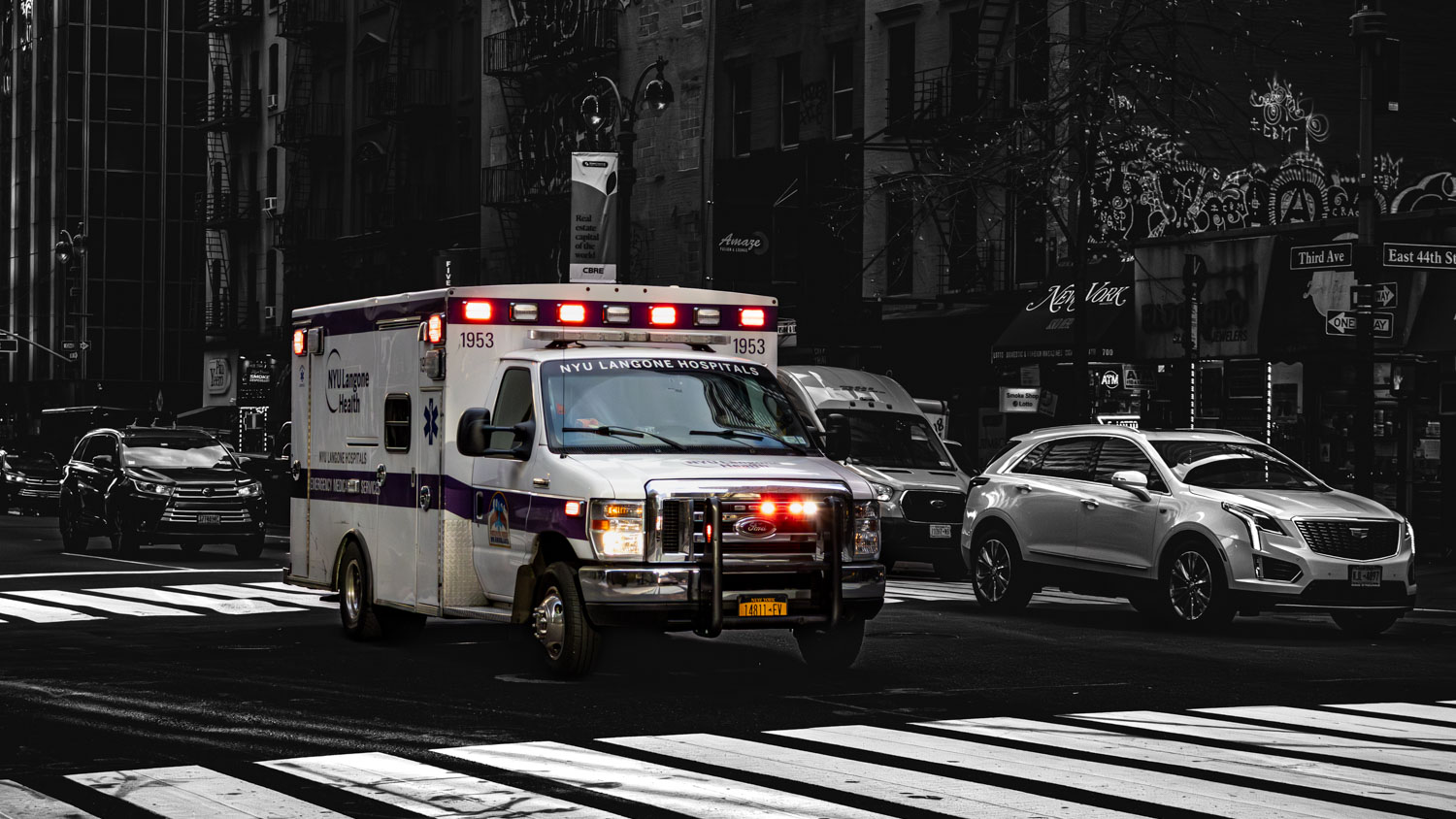 newyork skyline street view modern minimal usa